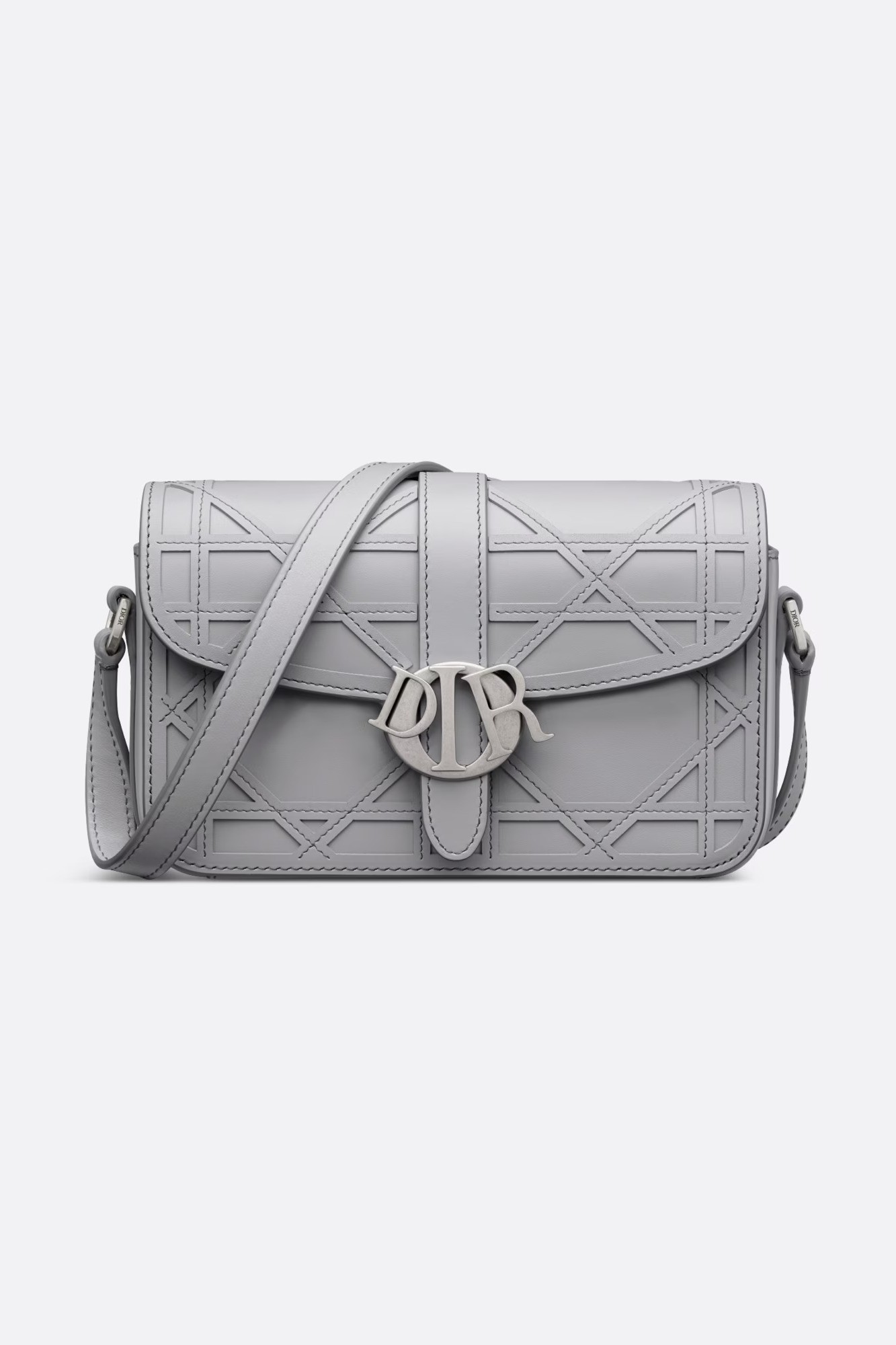 Mini Dior Charm Bag - Gray
