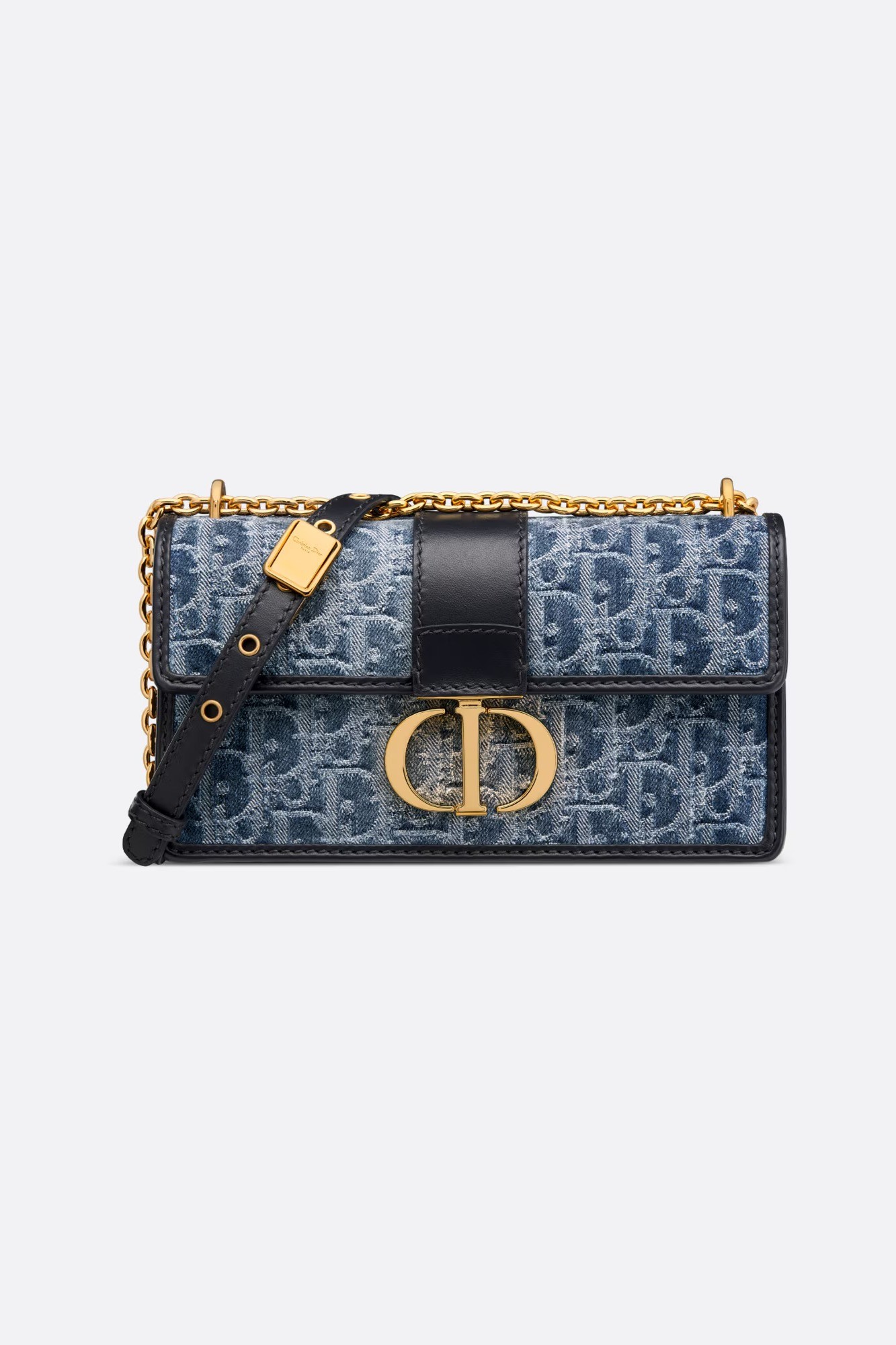 Dior - 30 Montaigne East-West Bag with Chain - Blue