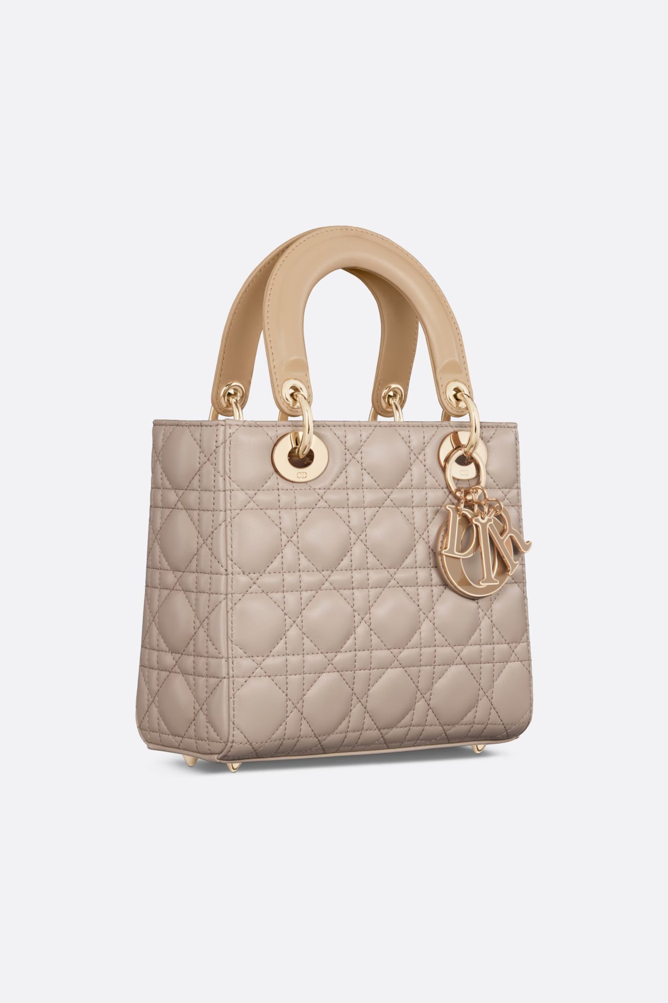 Small Lady Dior Bag - Beige