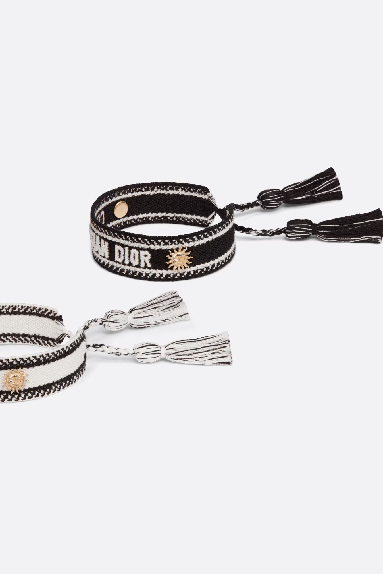 Christian Dior Bracelet Set - Black \ White