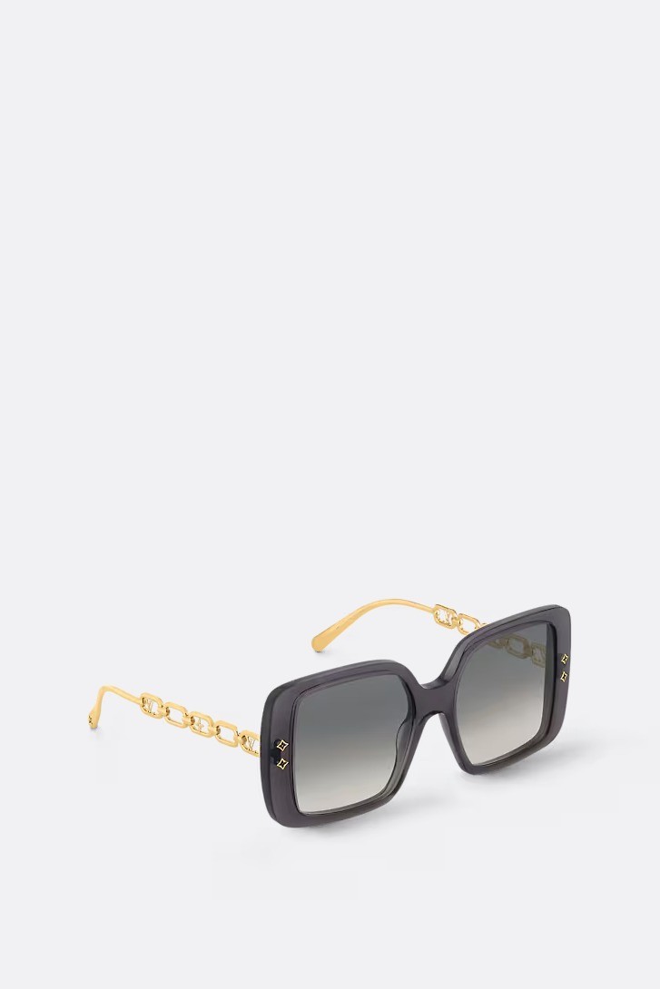 LV Jewel Mix Square Sunglasses - Black