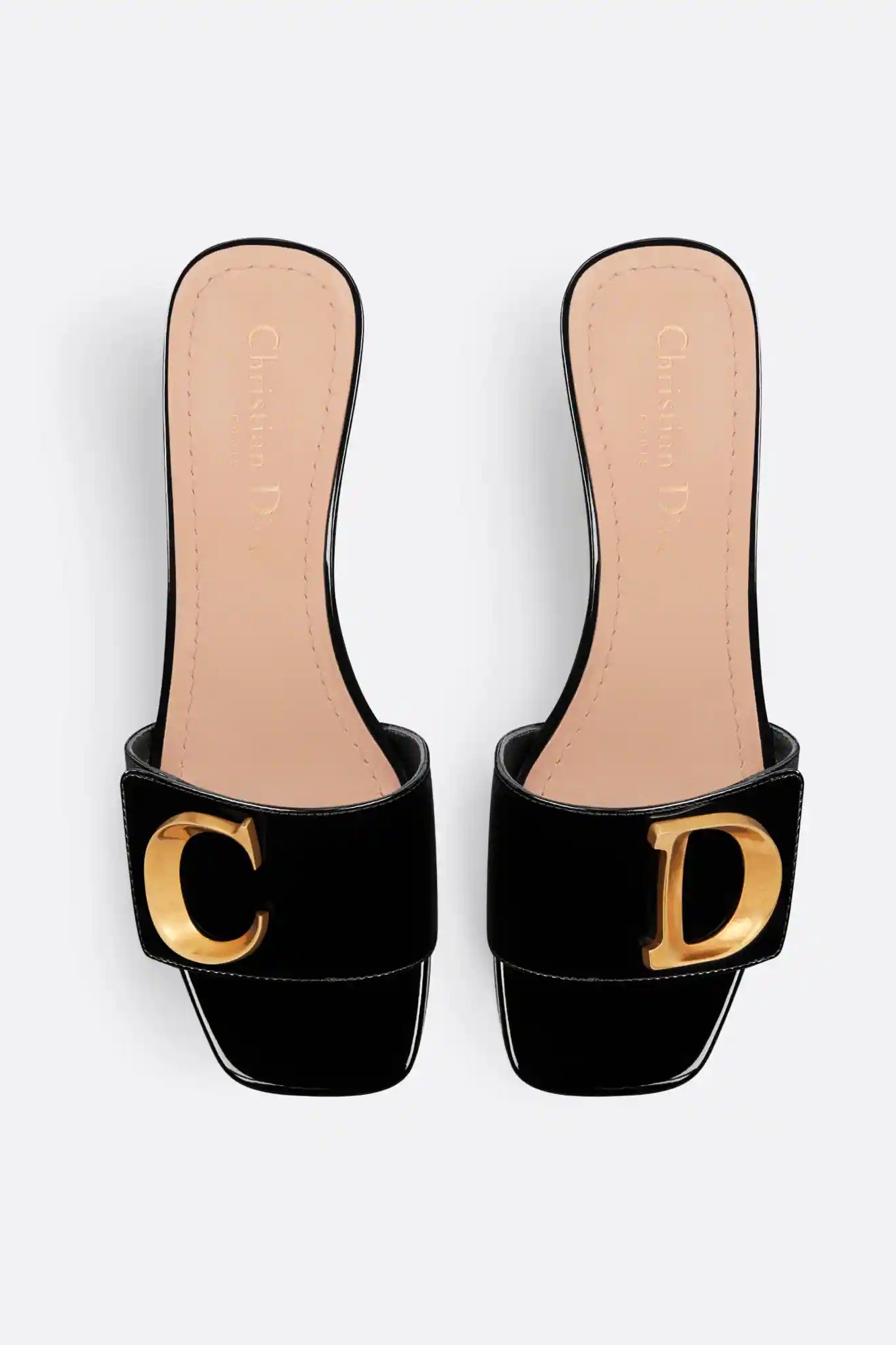 C'est Dior Heeled Slide - Black