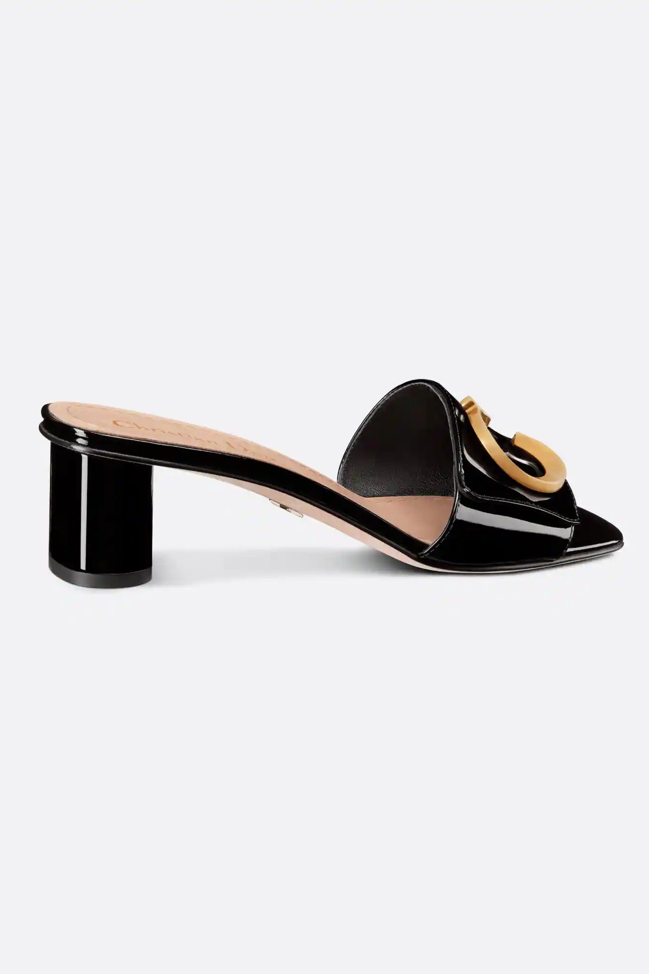 C'est Dior Heeled Slide - Black