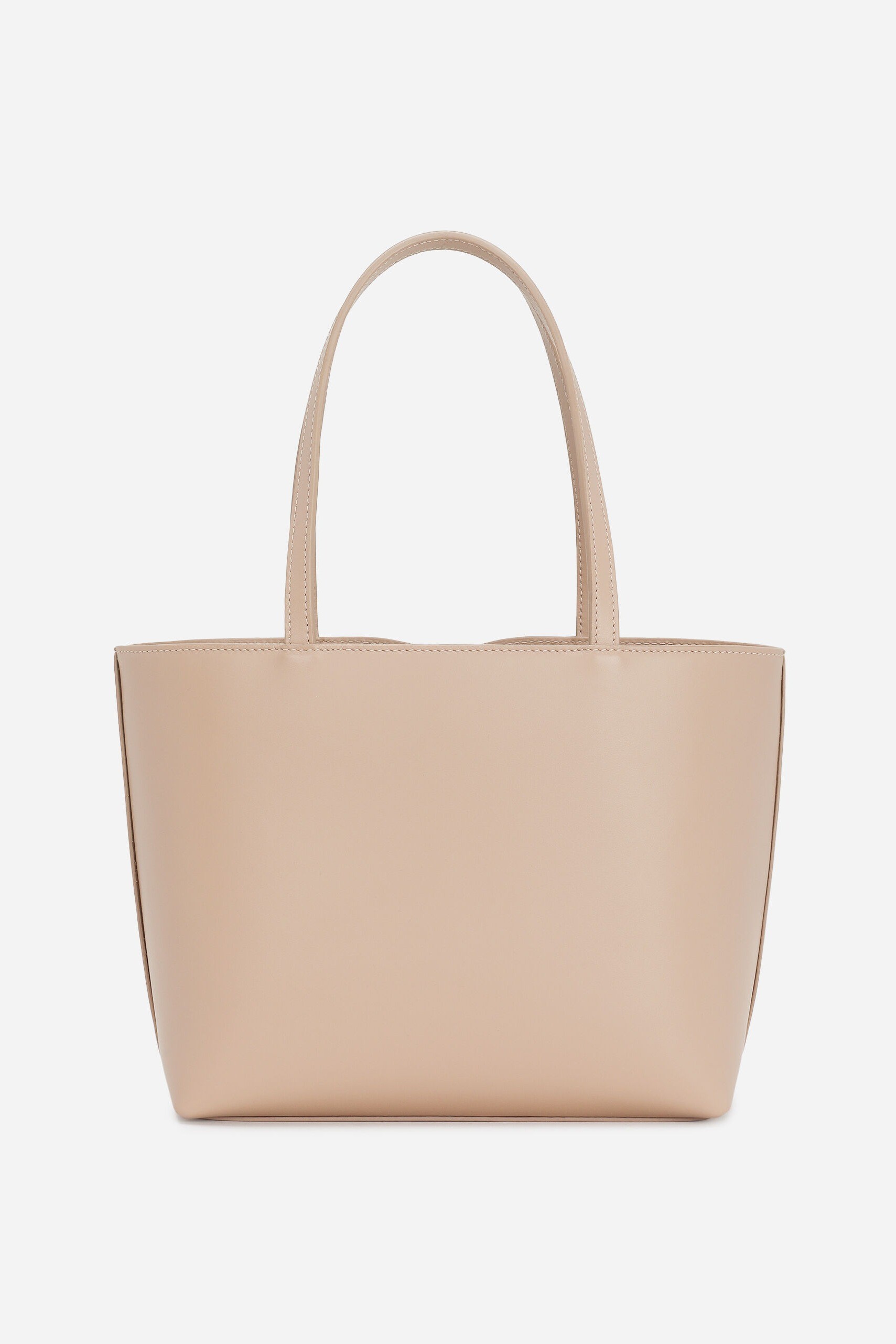 SMALL CALFSKIN DG LOGO SHOPPER - Pale Pink