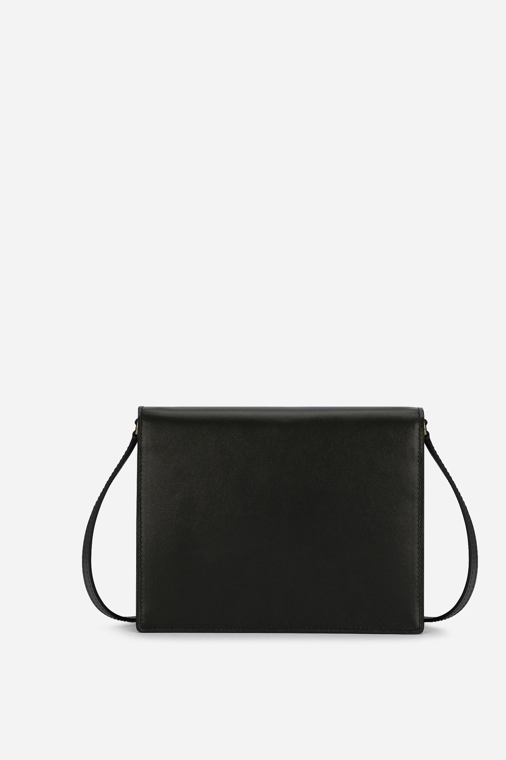 CALFSKIN DG LOGO BAG CROSSBODY BAG - Black