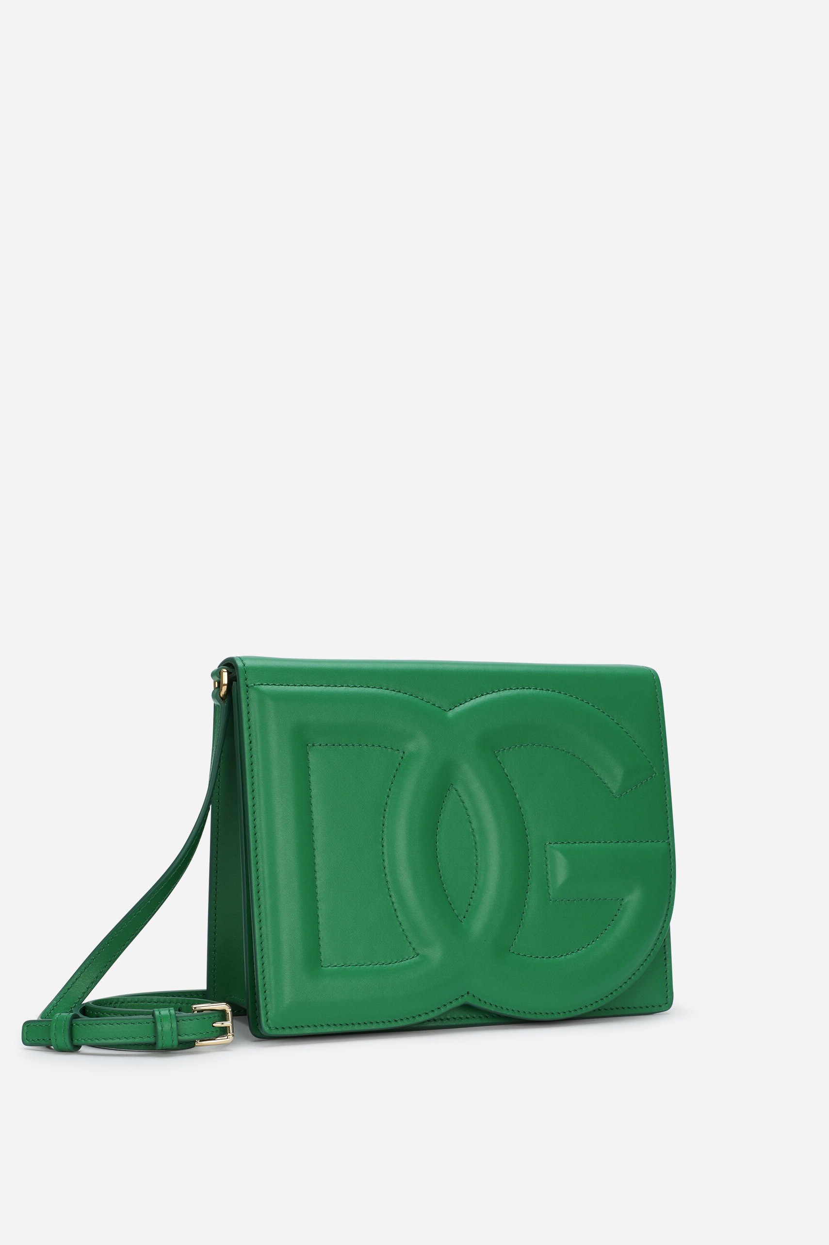 CALFSKIN DG LOGO BAG CROSSBODY BAG - Green