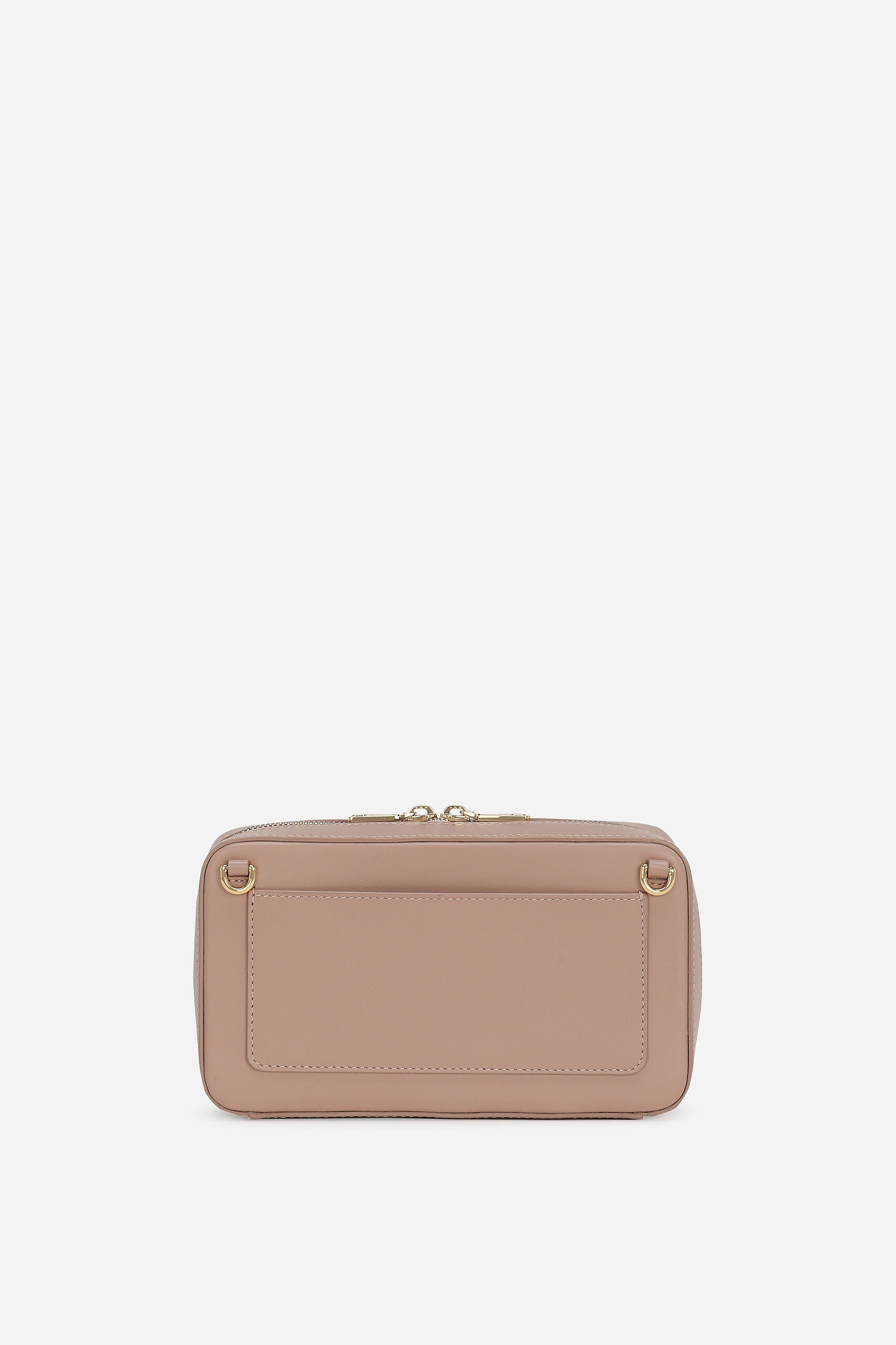 SMALL CALFSKIN DG LOGO CAMERA BAG - Blush