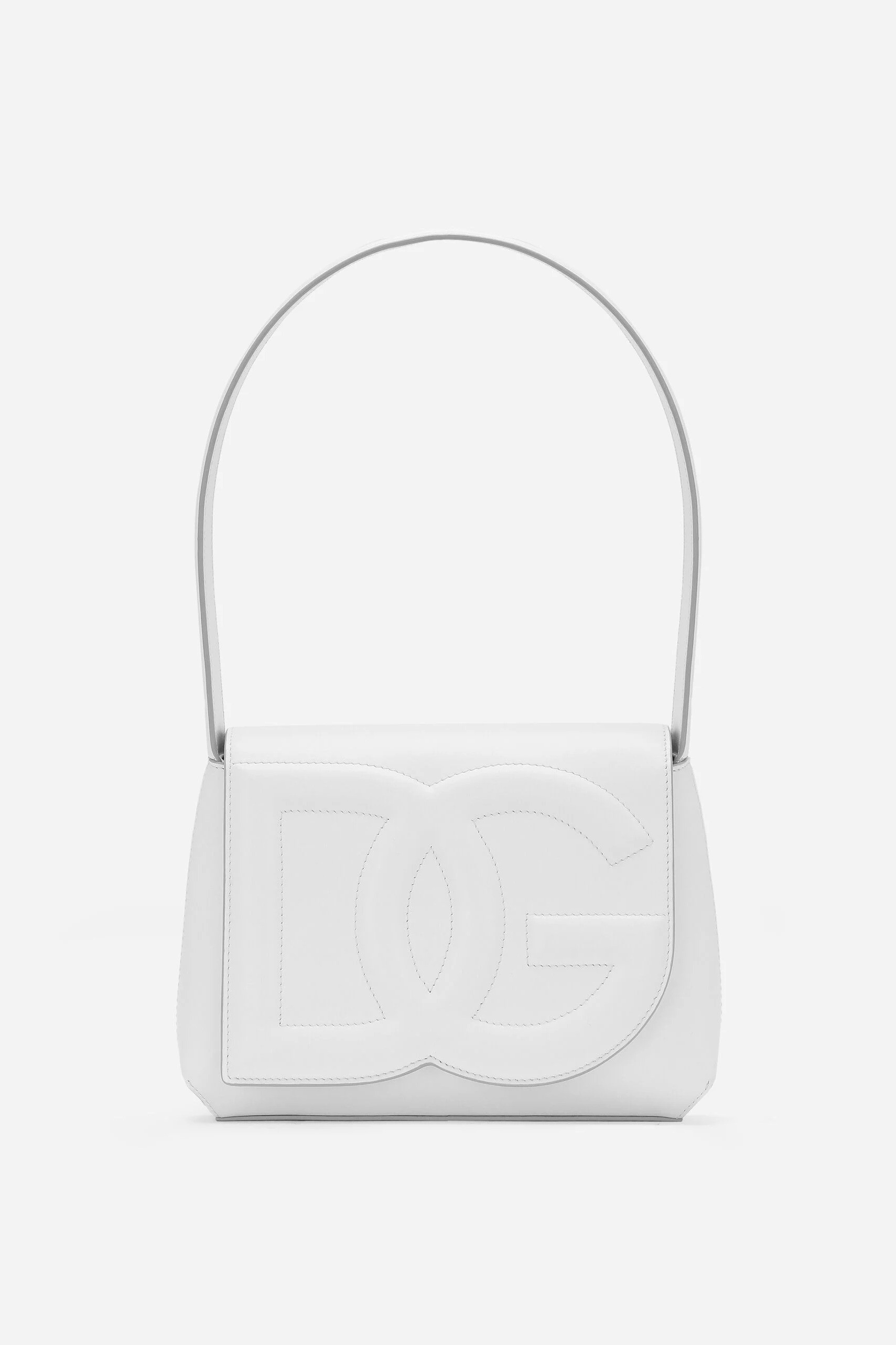 Dolce & Gabbana - DG LOGO BAG SHOULDER BAG - White