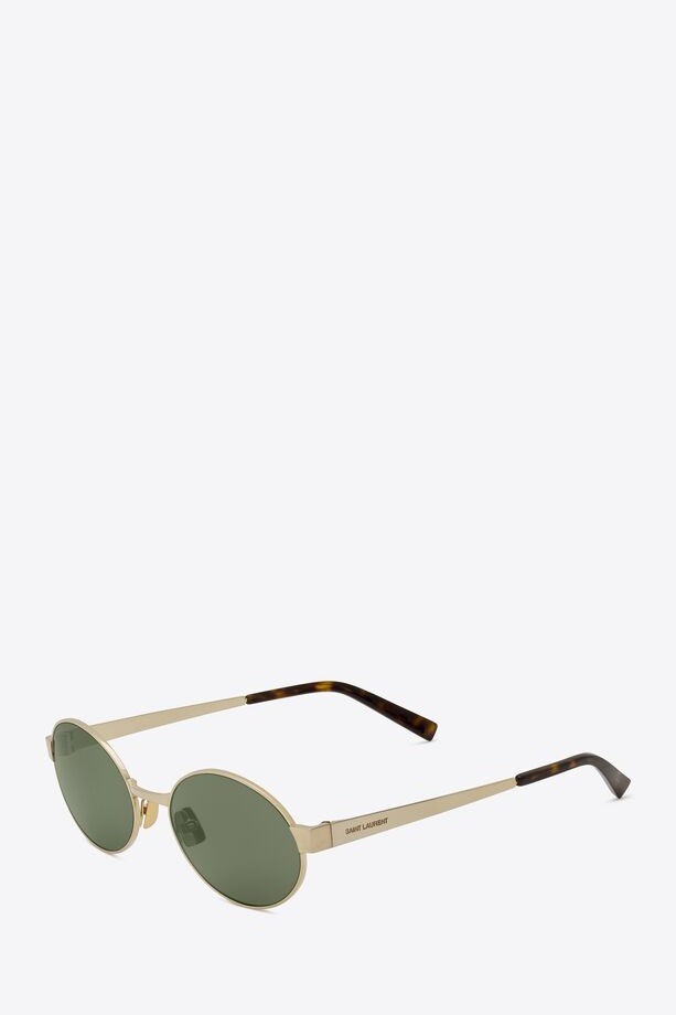 سان لوران - نظارة شمسية سان لوران: ذهبي و أخضر