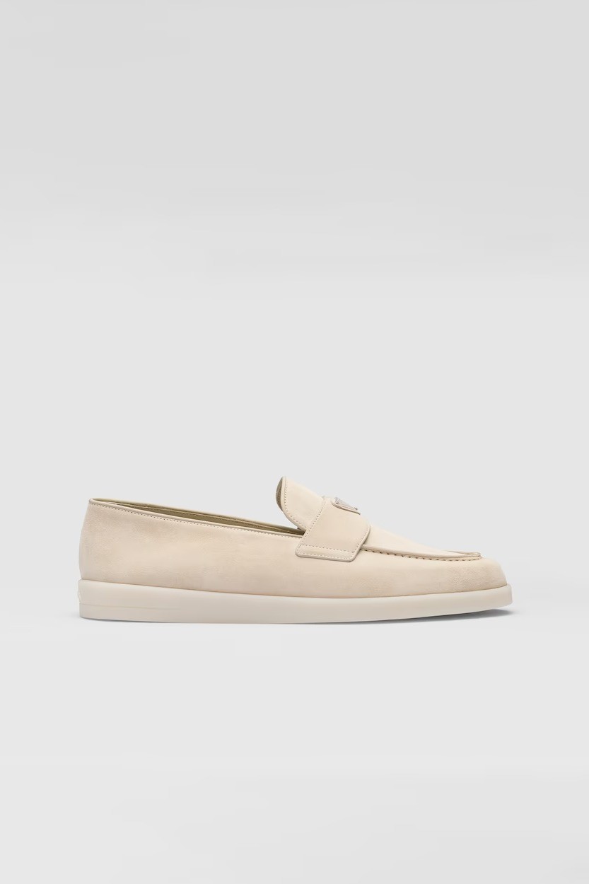 Suede loafers - Desert Beige