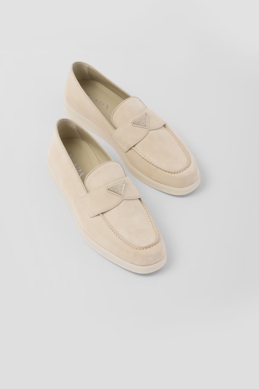 Suede loafers - Desert Beige