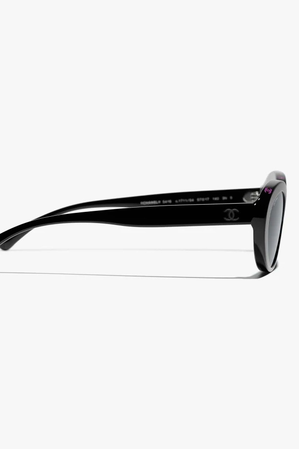 OVAL SUNGLASSES - Black \ pink