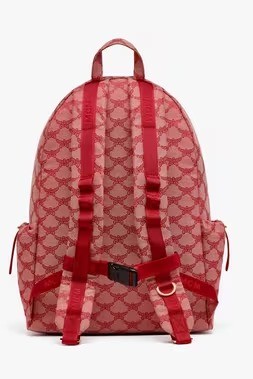 HIMMEL BACKPACK IN LAURETOS JACQUARD MEDIUM - Red