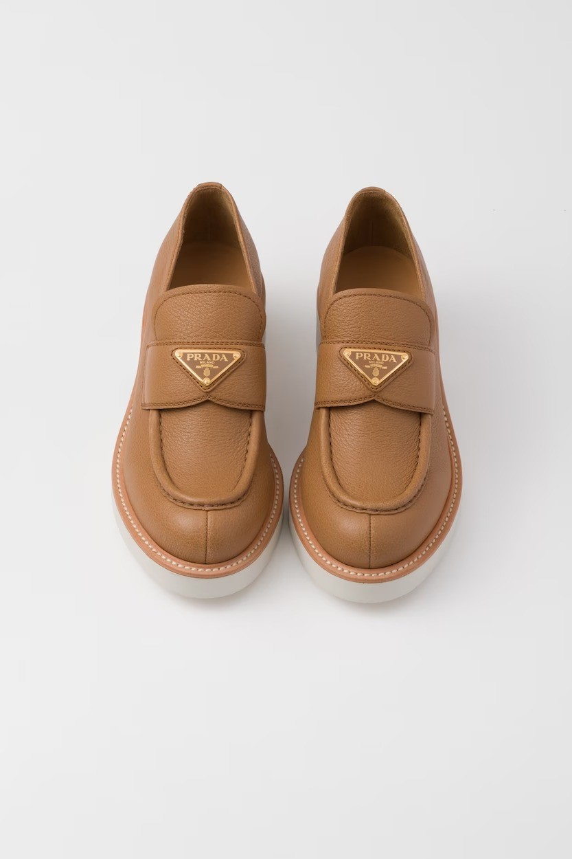 Leather loafers - Caramel