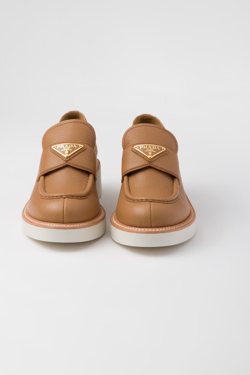 Leather loafers - Caramel