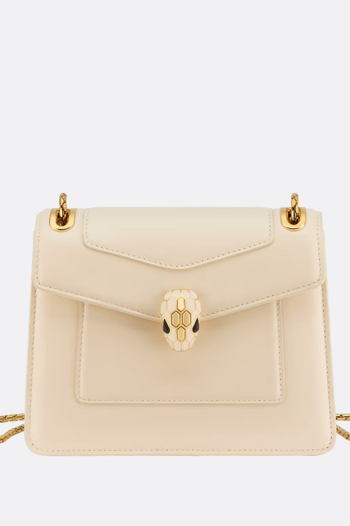 Serpenti Forever Day-to-night Shoulder Bag - Ivory