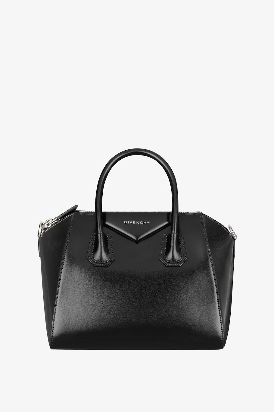 Givenchy - Small Antigona bag in Box leather - Black
