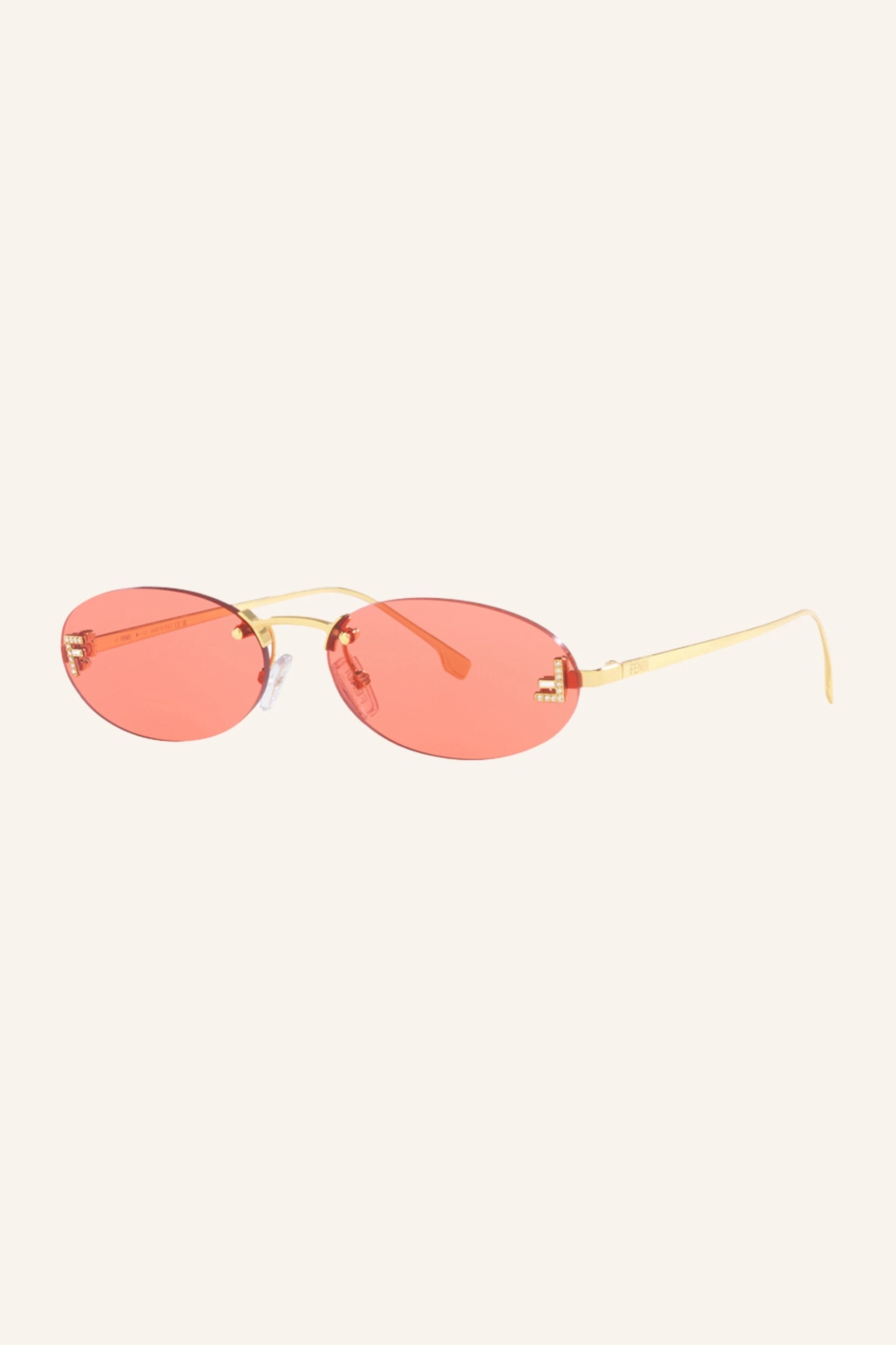 Fendi - Fendi First Sunglasses - Gold Shiny