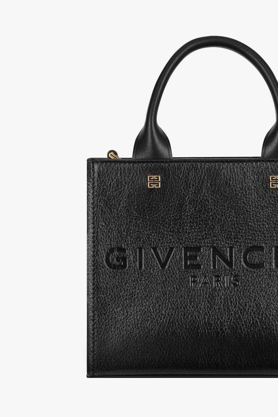 Mini G-Tote shopping bag in leather