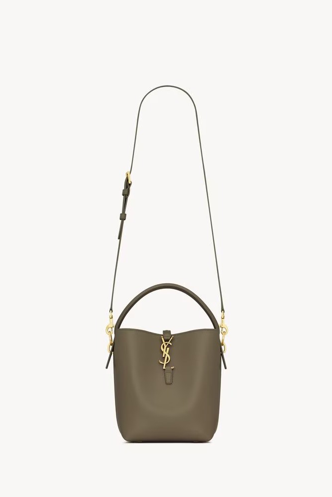 Small Le 37 Bucket Bag - Deep Musk