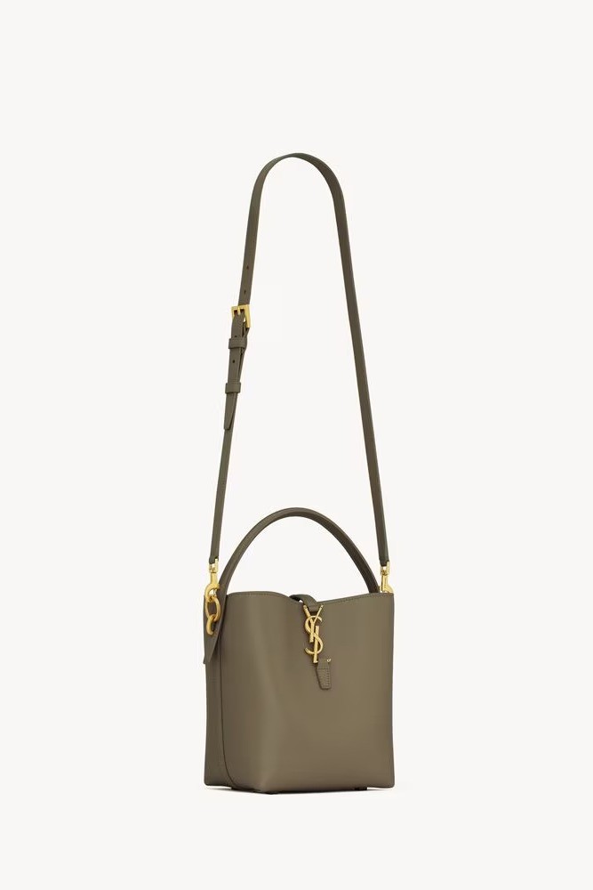 Small Le 37 Bucket Bag - Deep Musk