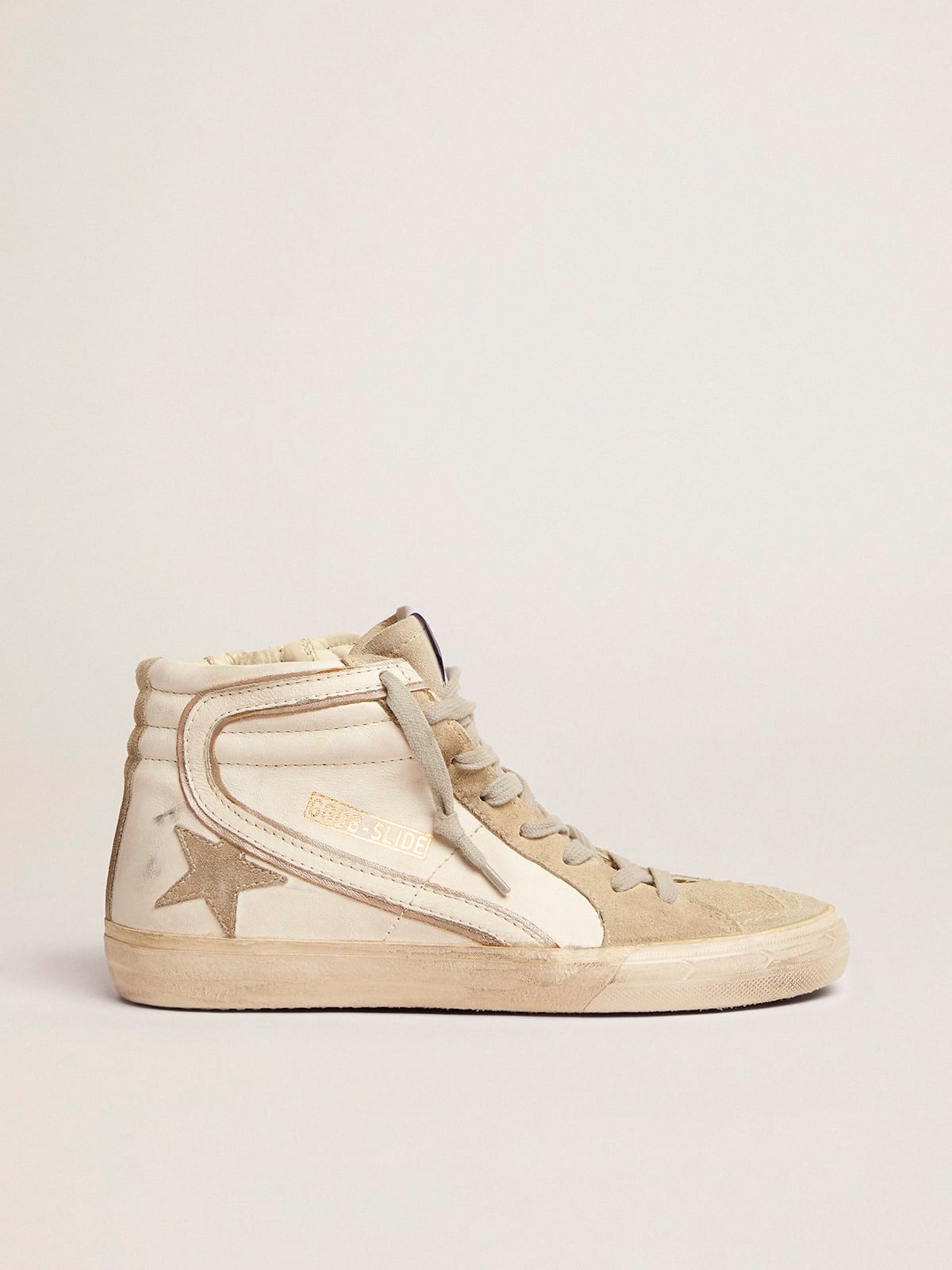 Golden Goose - Sneakers With Ice-Gray Suede Star - Off White – Shop It