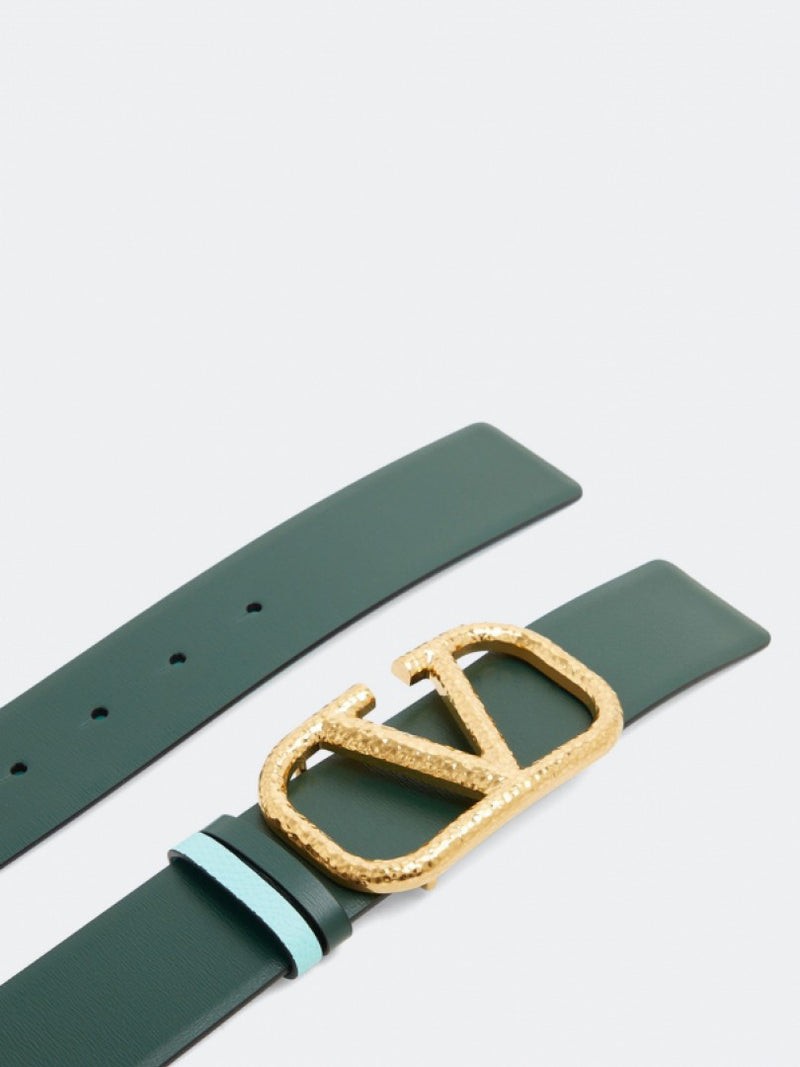 فالنتينو - حزام  بشعار الماركة - أخضر