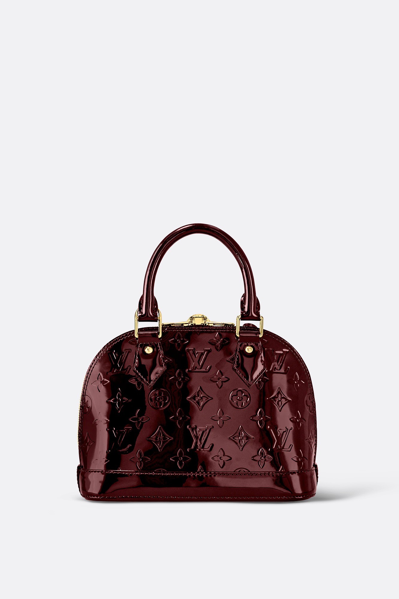 Louis Vuitton - Alma BB Monogram Vernis Leather - Amarante Red