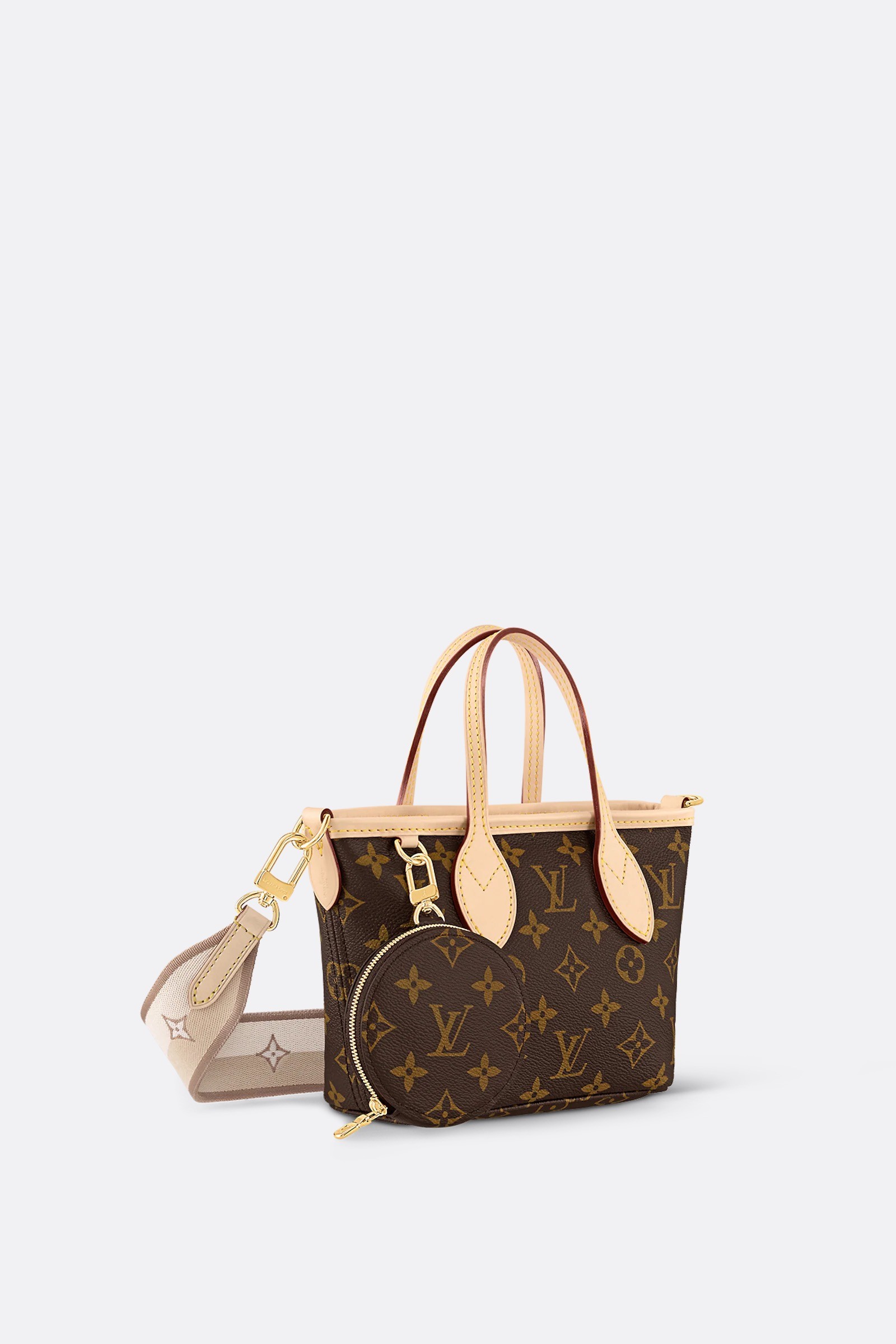 Louis Vuitton Alma GM Beige/Black in Cowhide Leather with Gold